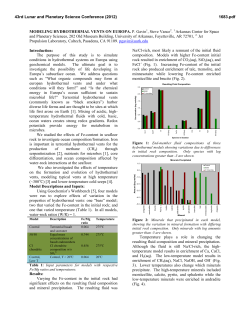 Modeling Hydrothermal Vents on Europa