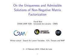 On the Uniqueness and Admissible Solutions of Non