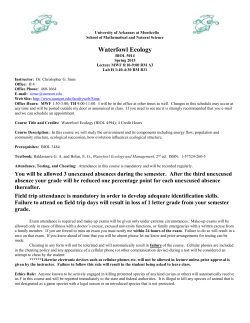 Graduate Syllabus