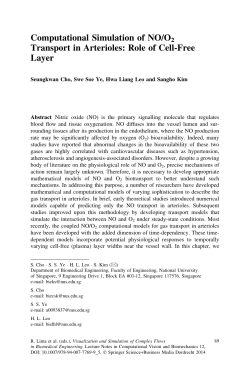 Computational Simulation of NO/O2 Transport in Arterioles: Role of