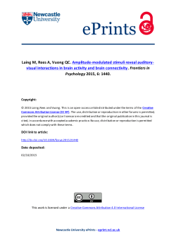 Amplitude-modulated stimuli reveal auditory