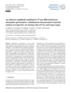 An airborne amplitude-modulated 1.57 &micro;m differential laser