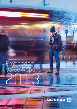 Embedded Value Report