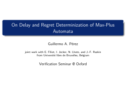 On Delay and Regret Determinization of Max-Plus Automata