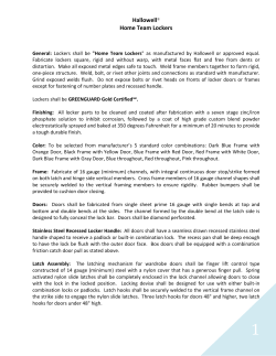 Hallowell Home Team Lockers