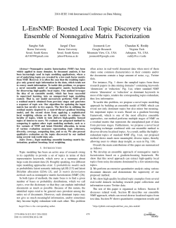 L-EnsNMF: Boosted Local Topic Discovery via