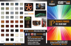 Prismatic Powders &reg; RAL Color Brochure