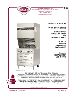 503 WVF-886 OpManual - Wells