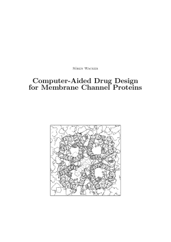 Computer-Aided Drug Design for Membrane Channel Proteins