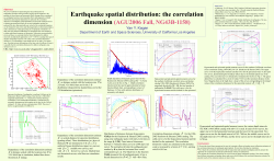 Comparison of short-term and long-term earthquake