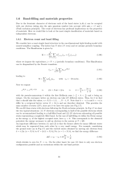 1.6 Band-filling and materials properties