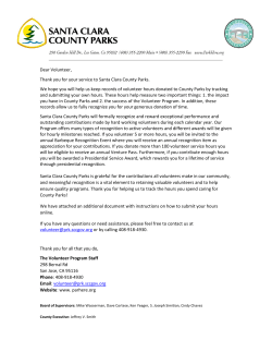 How To Enter Volunteer Hours Online