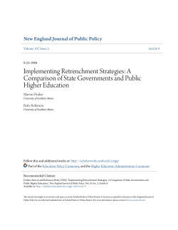 Implementing Retrenchment Strategies