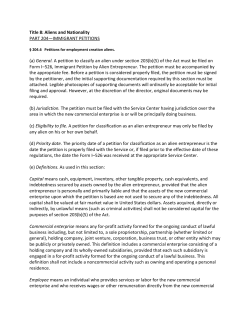 Aliens and Nationality PART 204&mdash;IMMIGRANT