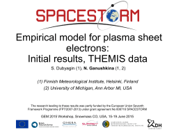 Empirical model for plasma sheet electrons: Initial
