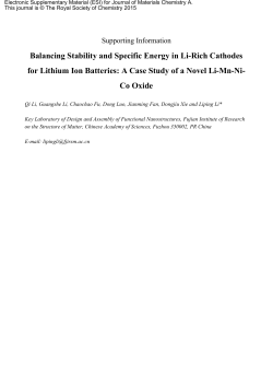 Balancing Stability and Specific Energy in Li