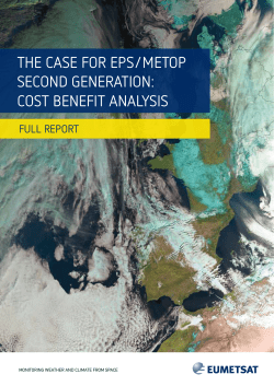 The case for EPS/Metop Second Generation: Cost Benefit