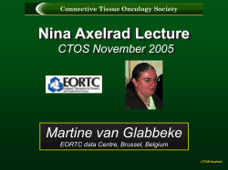 Nina Axelrad Lecture