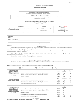 ENG Questionnaire Transport enterprises