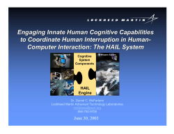 Engaging Innate Human Cognitive Capabilities to Coordinate