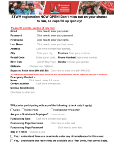 STWM Registration Form 2017