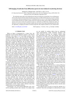 Self-imaging of molecules from diffraction spectra by