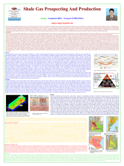 Shale Gas Prospecting And Production Sunjay