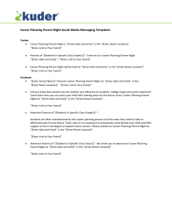 Social Media Messaging Templates