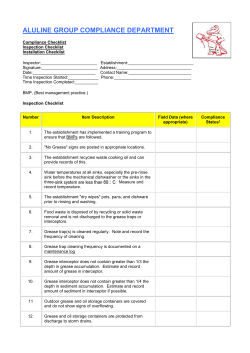 Compliance Checklists