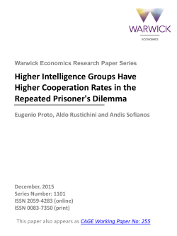 Higher Intelligence Groups Have Higher Cooperation Rates in the