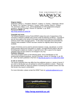 - Warwick WRAP