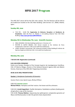 HPIS-program FINAL-2 - 3rd Hemipteran-plant