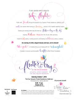 take f light - The Nikki Perlow Foundation