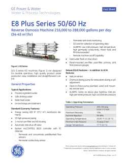 E8 Plus Series 50/60 Hz