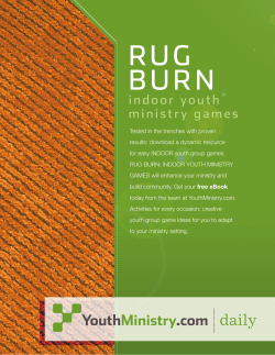 Rug Burn: Indoor Youth Ministry Games