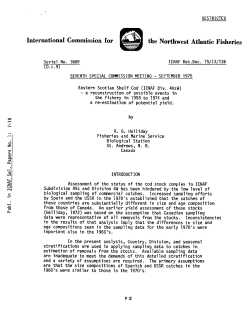 ICNAF Div. 4VsW - Northwest Atlantic Fisheries Organization