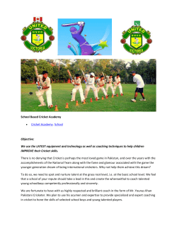School Based Academy - united victoria | cricket club