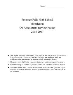 GEOMETRY SEMESTER EXAM-CHAPTERS 1-6