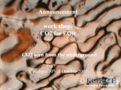 CO2 seen from the underground