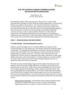 Part 2 - Warner Advisors LLC