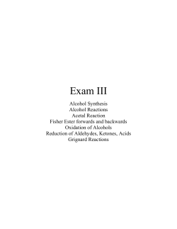 Chem 240 - Napa Valley College
