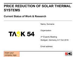 Fraunhofer Institute for Solar Energy systems ISE