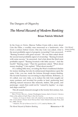 The Moral Hazard of Modern Banking