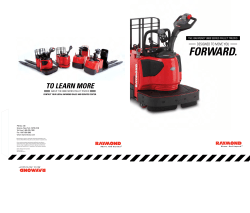 Raymond 8000 Series Pallet Trucks Brochure