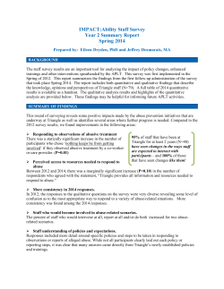 Public Health Partnership Feedback Survey Summary