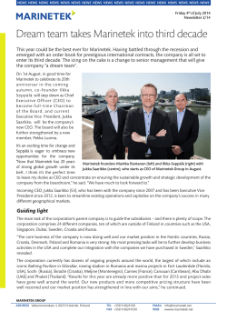 Dream team takes Marinetek into third decade