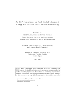An MIP Formulation for Joint Market-Clearing of Energy