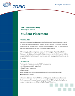 Student Placement