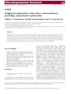 Bridging developmental systems theory and evolutionary