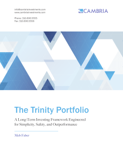 The Trinity Portfolio - Cambria Investment Management